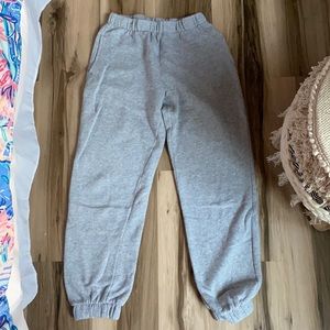 brandy melville heather grey sweatpants